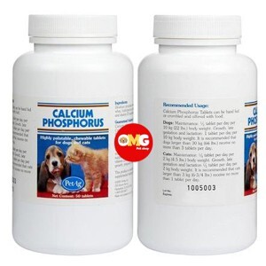 Viên Canxi Calcium Phosphorus PetAg hộp 50 viên