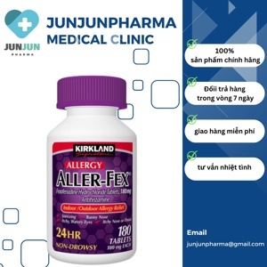 Viên chống dị ứng hiệu quả cao 24h Kirkland Signature Aller-Fex 180mg 180 viên