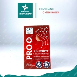 Viên chống nắng, trắng da Pro Sun White 60 viên