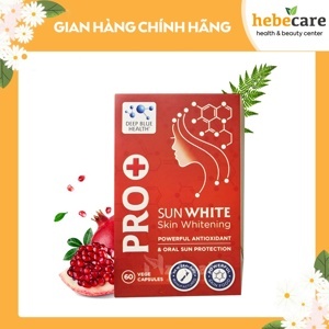 Viên chống nắng, trắng da Pro Sun White 60 viên