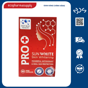 Viên chống nắng, trắng da Pro Sun White 60 viên