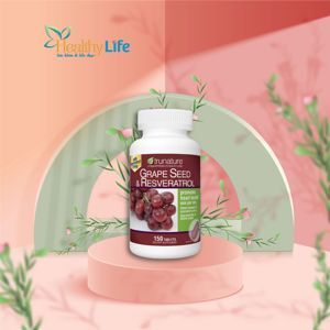 Viên chống oxy hóa chiết xuất từ nho TruNature Grape Seed & Resveratrol