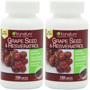 Viên chống oxy hóa chiết xuất từ nho TruNature Grape Seed & Resveratrol