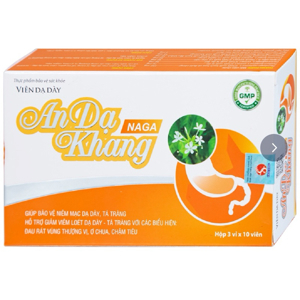 Viên Dạ Dày An Dạ Khang Naga 3X10