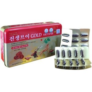 Viên đạm Sâm nhung Linh chi Hàn Quốc Gold hộp 60 viên Dongwon