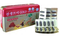 Viên đạm Sâm nhung Linh chi Hàn Quốc Gold hộp 60 viên Dongwon