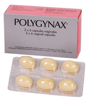 Viên đặt âm đạo trị huyết trắng Polygynax hộp 12 viên