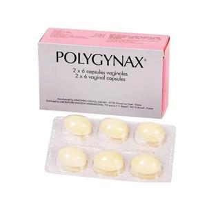 Viên đặt âm đạo trị huyết trắng Polygynax hộp 12 viên