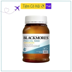 Viên dầu cá không mùi tanh Blackmores Odourless Fish Oil 1000 hộp 200 viên