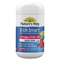 Viên dầu cá Nature's Way Kids Smart Omega 3 Fish Oil Strawberry 50 viên