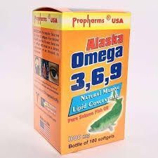 Viên dầu cá Omega 3.6.9 ALASKA 100 viên