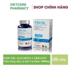 Viên dầu cá Salmon Fish oil careline