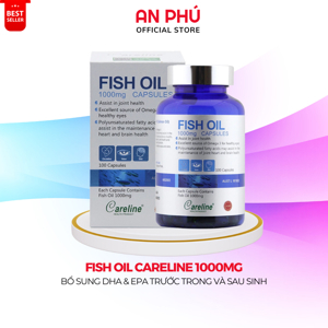 Viên dầu cá Salmon Fish oil careline