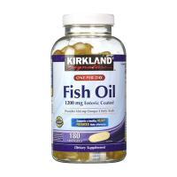 Viên dầu cá tốt cho tim mạch Kirkland Signature Fish Oil 1200mg Omega-3 180 viên