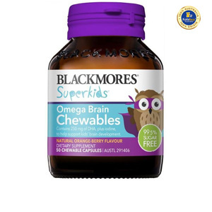 Viên dẻo bổ sung Omega cho trẻ Blackmores Superkids Omega Brain 50 Chewables