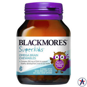 Viên dẻo bổ sung Omega cho trẻ Blackmores Superkids Omega Brain 50 Chewables