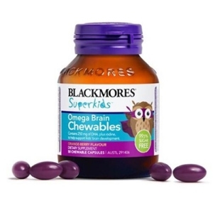 Viên dẻo bổ sung Omega cho trẻ Blackmores Superkids Omega Brain 50 Chewables