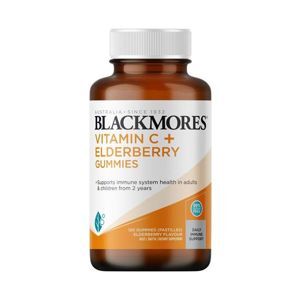 Viên dẻo tăng cường Vitamin C Blackmores Elderberry 120 Viên