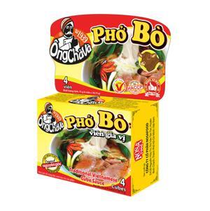 Viên gia vị nấu phở bò Ông Chà Và 4 viên hộp 75g