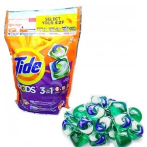 Viên giặt quần áo Tide Pods 3 In 1 dành cho máy giặt, 42 viên