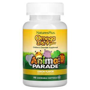 Viên giúp phát triển trí não và sáng mắt Animal Parade Omega 3/6/9 Junior