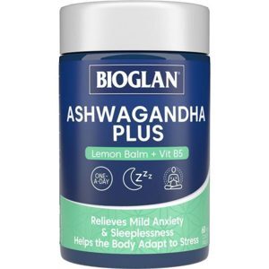Viên hỗ trợ an thần Bioglan Ashwagandha 6000mg 60 viên