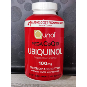 Viên hỗ trợ chăm sóc hệ tim mạch Qunol Mega CoQ10 100 mg - 120 viên