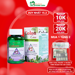 Viên hỗ trợ tiêu hoá Colon Care Vitamins For Life 60 viên