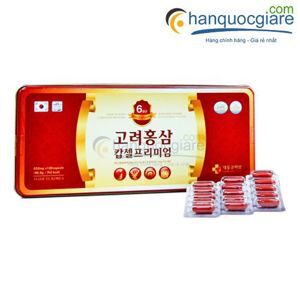 Viên hồng sâm cao cấp Daedong - Korea Red Ginseng Capsule - 830mg x 120 viên