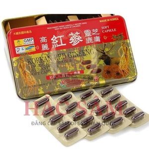 Viên hồng sâm linh chi nhung hươu Bio-science 60 viên