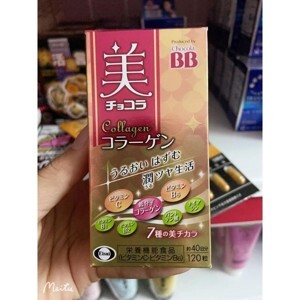 Viên làm đẹp da, xoá vết thâm BB Chocola Collagen 120 viên