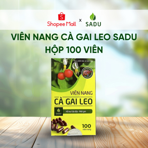 Viên Nang Cà Gai Leo Sadu Hộp 100 Viên