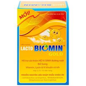 Viên Nang Lacto Biomin Gold New Hd Pharma 5X10