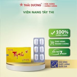 Viên nang Tây Thi hỗ trợ huyết áp thấp làm đẹp da - Hộp 30 viên