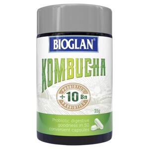 Viên nang thuần chay hỗ trợ tiêu hóa tốt Bioglan Kombucha + 10B Probiotics 50 viên