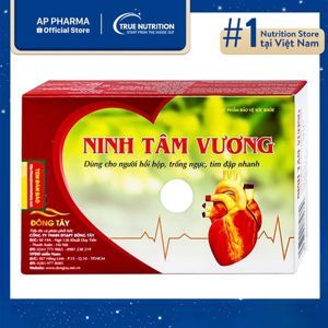 Ninh Tâm Vương - hỗ trợ điều trị chứng nhịp tim nhanh, hộp 30 viên