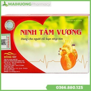 Ninh Tâm Vương - hỗ trợ điều trị chứng nhịp tim nhanh, hộp 30 viên