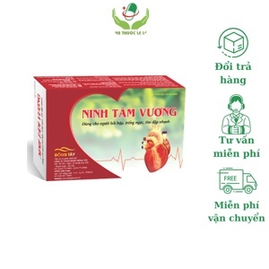 Ninh Tâm Vương - hỗ trợ điều trị chứng nhịp tim nhanh, hộp 30 viên