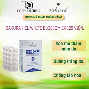 Viên uống chữa nám trắng da Sakura HCL White Blossom