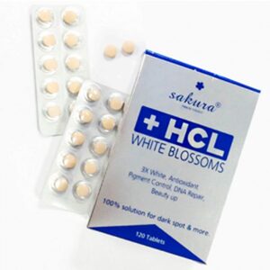 Viên uống chữa nám trắng da Sakura HCL White Blossom