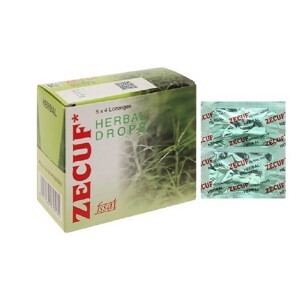 Viên Ngậm Giảm Ho Zecuf Herbal Drops Xanh