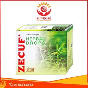 Viên Ngậm Giảm Ho Zecuf Herbal Drops Xanh