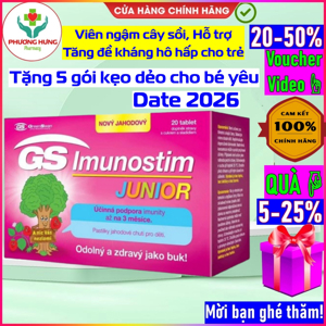 Viên ngậm Gs Imunostim Junior tăng cường miễn dịch