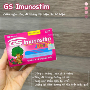 Viên ngậm Gs Imunostim Junior tăng cường miễn dịch