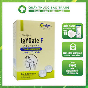 Viên ngậm hỗ trợ tăng sức đề kháng IgYGate F