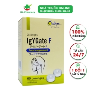 Viên ngậm hỗ trợ tăng sức đề kháng IgYGate F