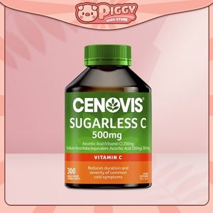 Viên ngậm Vitamin C không đường Cenovis Vitamin C 500mg