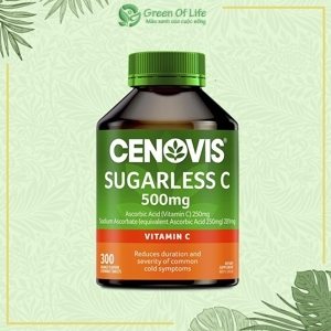 Viên ngậm Vitamin C không đường Cenovis Vitamin C 500mg