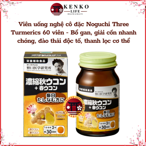 Viên nghệ giải rượu bổ gan Three Turmerics Noguchi - 240 viên