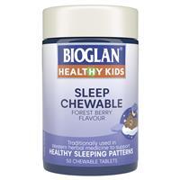 Viên nhai hỗ trợ giấc ngủ cho trẻ Bioglan Kids Sleep Chewable 50 Tablets NEW FORMULA